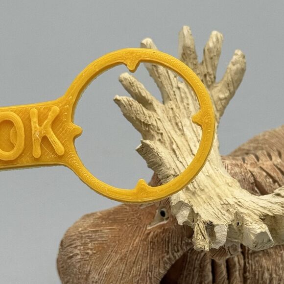 Vtg Artesania Rinconada Moose Figurine Uruguay Retired Wildlife 4" READ As is - Picture 8 of 15